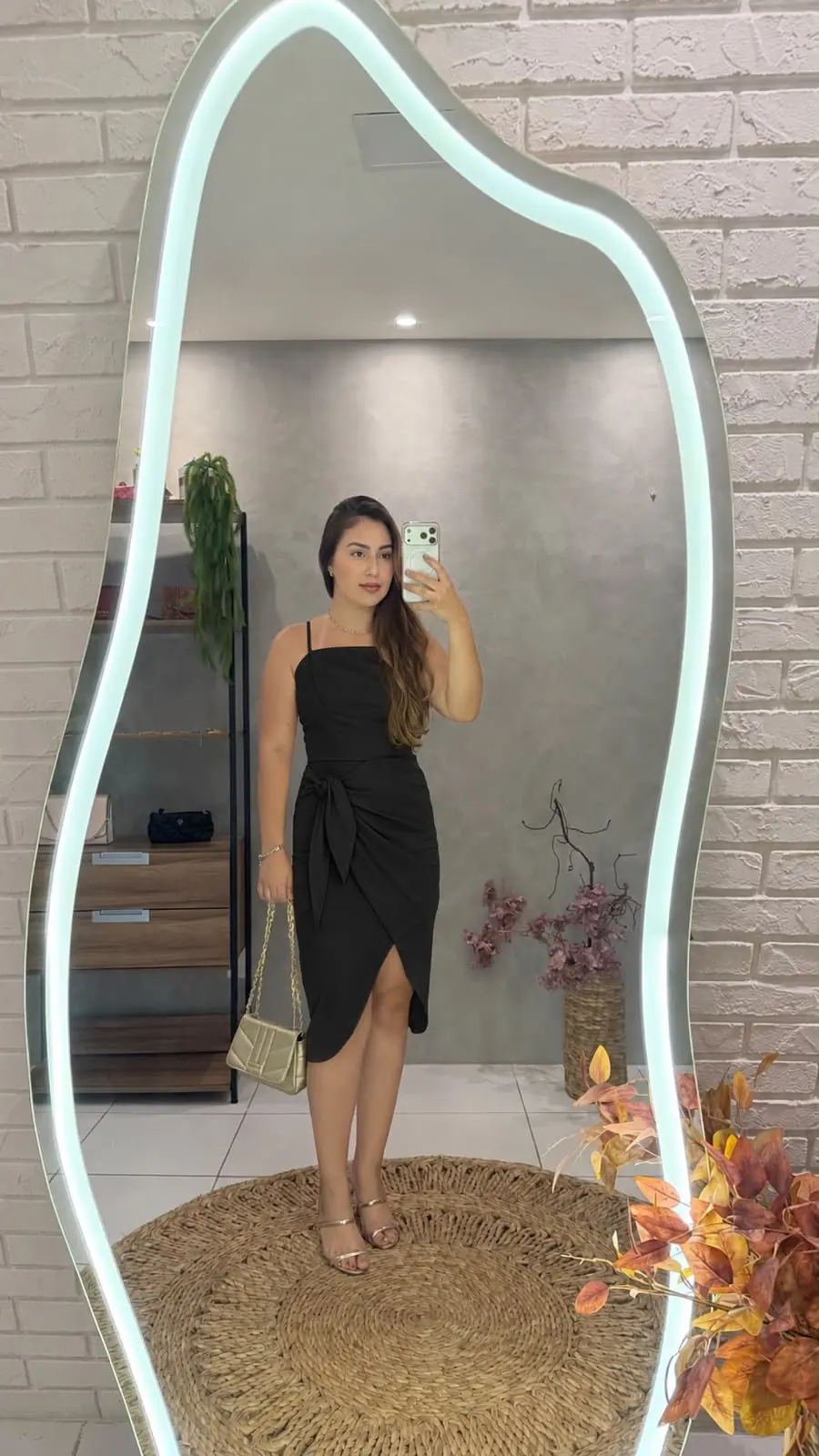 vestido midi Maria 